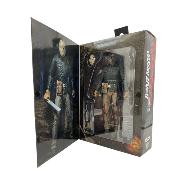 NECA Friday the 13th Part VI Jason Lives & VII New Blood Jason Voorhees Bundle - Picture 2 of 11